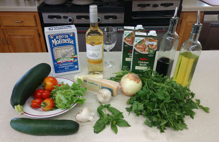 risotto zucchini