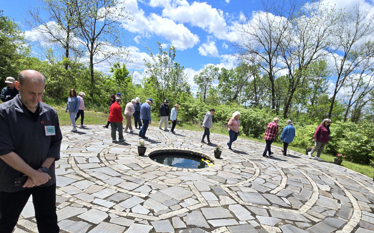 5,000 people in 35 countries will be walking labyrinths on May 2 at 1 p.m. local time, so for 24 hours the world will be engulfed in this “moving meditation for world peace.”
