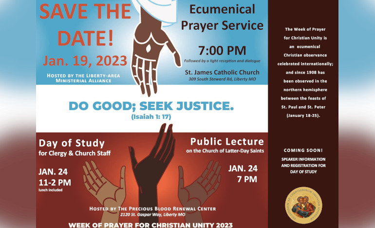 Week of Prayer for Christian Unity 2023 Theme: Do good; seek justice. Isaiah 1:17