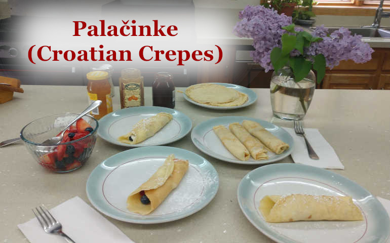 Palačinke (Croatian Crepes)