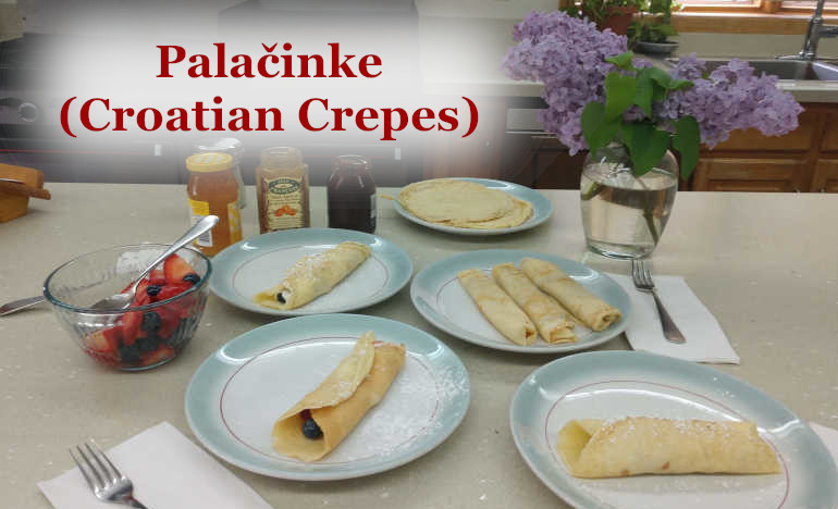 Palačinke (Croatian Crepes)
