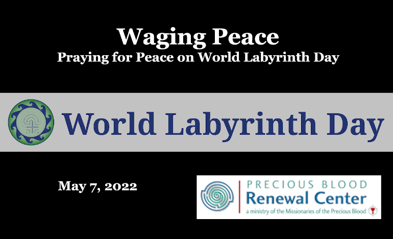 World Labyrinth Day May 7, 2022, Precious Blood Renewal Center, Liberty, Missouri USA.