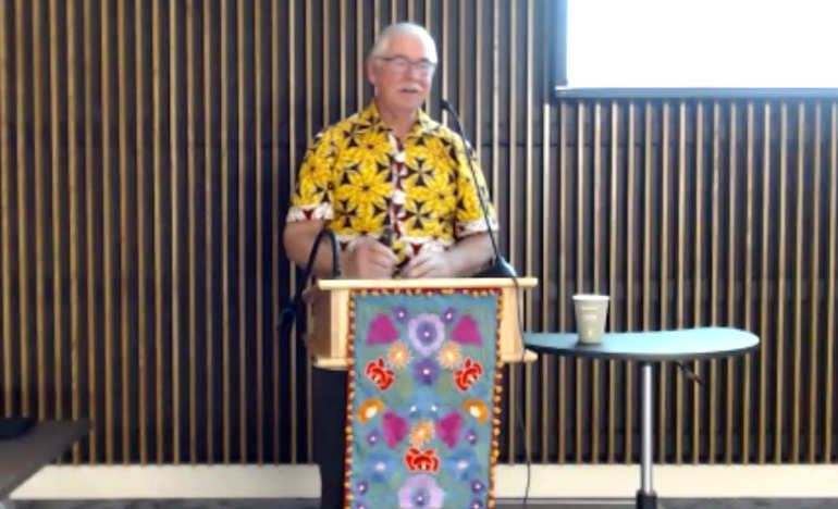 Fr. Tim Coday updated the community on his ministry in the Tanzanian missions at a presentation Oct. 25, 2021 at Precious Blood Renewal Center in Liberty, Missouri.