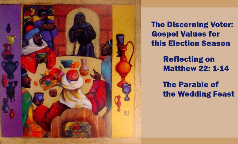 Matthew 22:1-14 the Parable of the Wedding Feast